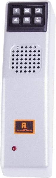 Alarm Lock - Combination Entry Lever Lockset - 2-3/8" Back Set, Steel, Silver Finish - Industrial Tool & Supply