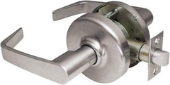 Corbin Russwin - Passage Lever Lockset - 2-3/4" Back Set, Steel, Brushed Chrome Finish - Industrial Tool & Supply