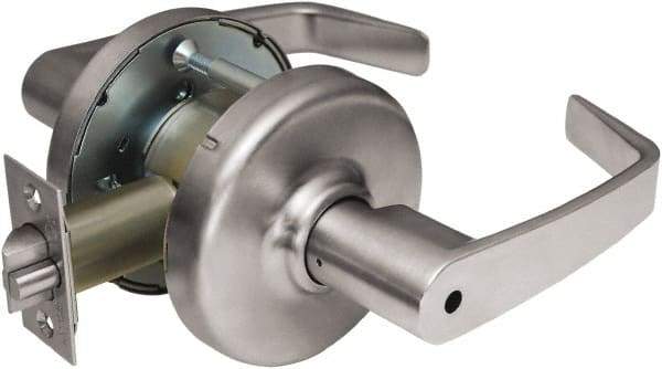 Corbin Russwin - Passage Lever Lockset - 2-3/4" Back Set, Steel, Brushed Chrome Finish - Industrial Tool & Supply