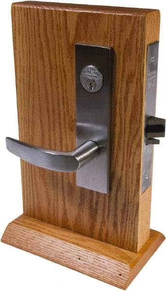 Sargent - Classroom Lever Lockset - 2-3/4" Back Set, Steel, Brushed Chrome Finish - Industrial Tool & Supply