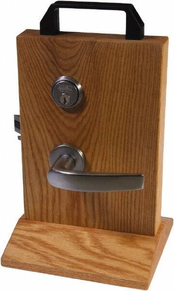 Sargent - Storeroom Lever Lockset - 2-3/4" Back Set, Steel, Brushed Chrome Finish - Industrial Tool & Supply