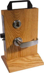 Sargent - Storeroom Lever Lockset - 2-3/4" Back Set, Steel, Brushed Chrome Finish - Industrial Tool & Supply