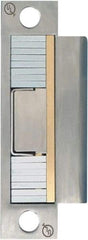 Securitron - 4.88" Long x 1-1/4" Wide, Stainless Steel Finish, Electric Door Strike - 24 VDC, Corded Power, Zinc Alloy - Industrial Tool & Supply