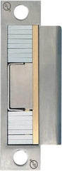 Securitron - 4.88" Long x 1-1/4" Wide, Stainless Steel Finish, Electric Door Strike - 12 VDC, Corded Power, Zinc Alloy - Industrial Tool & Supply