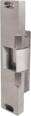 Hes - 13.38" Long x 3/4" Wide, Satin Stainless Steel Finish, Electric Door Strike - 12/24 VDC, Corded Power, Zinc Alloy - Industrial Tool & Supply