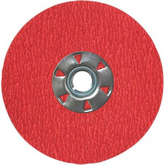 VSM - 7" Diam 7/8" Hole 120 Grit Fiber Disc - Fine Grade, Ceramic, 8,000 Max RPM, Series XF870 - Industrial Tool & Supply