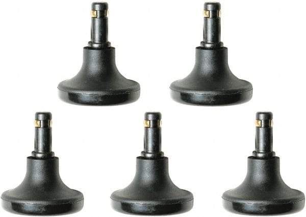 Bevco - Black Replacement Glides - For Bevco Seating - Industrial Tool & Supply