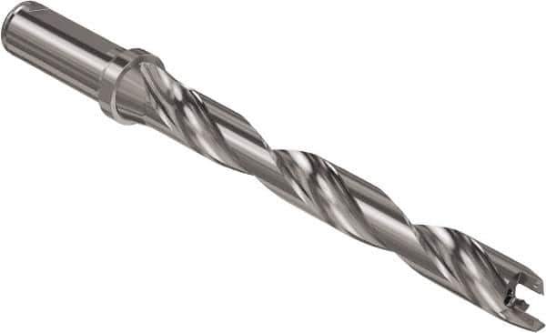 Seco - Crownloc Plus Series, 18 Head Connection, 8xD, 20mm Shank Diam, Drill Body - 182.3mm Body to Flange Length, SD408 Toolholder, 18mm Nose Diam, 164.3mm Flute Length - Industrial Tool & Supply