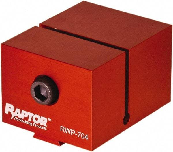 Raptor Workholding - 3/4" Jaw Width, 1.82" High x 2.35" Long x 2.95" Wide Dovetail Vise - For Use with 4 & 5 Axis Workholding Systems - Industrial Tool & Supply