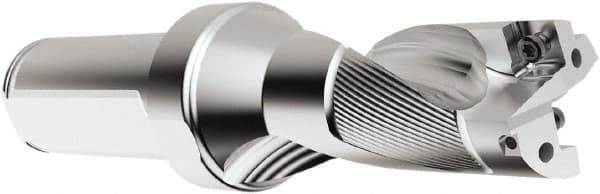 Seco - 64mm Max Drill Depth, 2xD, 32mm Diam, Indexable Insert Drill - 2 Inserts, 32mm Shank Diam, Straight Shank - Industrial Tool & Supply