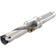 Iscar - 0.551 to 0.571" Diam, 1.2" Max Drill Depth, 5/8" Shank Diam, 4.23" OAL, Replaceable Tip Drill - 14 Seat Size, DCNT Toolholder, Series Pre-Thread - Industrial Tool & Supply