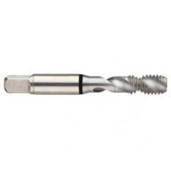 3/8-24 2B 2-Flute Cobalt Black Ring Semi-Bottoming 45 degree Spiral Flute Tap-Bright - Industrial Tool & Supply