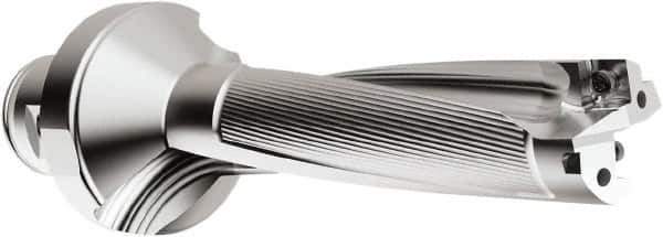 Seco - 92mm Max Drill Depth, 4xD, 23mm Diam, Indexable Insert Drill - 2 Inserts, 28mm Shank Diam, Straight Shank - Industrial Tool & Supply