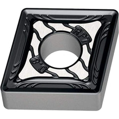 Walter - CNMG RP7 Grade WPP20S Turning Insert - TiCN+Al2O3+(TiCN) Finish, 80° Rhombic, 12.7mm Inscr Circle, 4.76mm Thick, 0.8mm Corner Radius - Industrial Tool & Supply