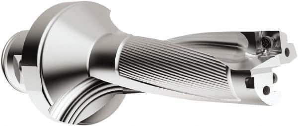Seco - 47mm Max Drill Depth, 3xD, 15.5mm Diam, Indexable Insert Drill - 2 Inserts, 28mm Shank Diam, Straight Shank - Industrial Tool & Supply