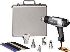 Steinel - 120 to 1,150°F Heat Setting, 4 to 13 CFM Air Flow, Heat Gun Kit - 120 Volts, 13.3 Amps, 1,600 Watts, 6' Cord Length - Industrial Tool & Supply