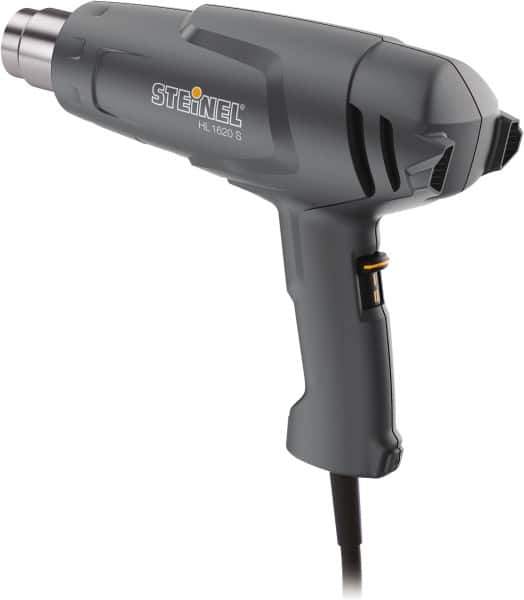 Steinel - 575 to 950°F Heat Setting, 8 to 13 CFM Air Flow, Heat Gun - 120 Volts, 10.9 Amps, 1,300 Watts, 6' Cord Length - Industrial Tool & Supply