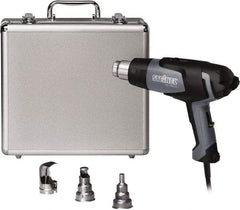 Steinel - 120 to 1,100°F Heat Setting, 1 to 13 CFM Air Flow, Heat Gun Kit - 120 Volts, 13.2 Amps, 1,600 Watts, 6' Cord Length - Industrial Tool & Supply