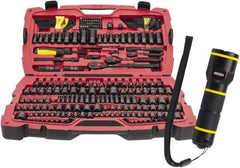 Stanley - 229 Piece Mechanic's Tool Set - Comes in Blow Molded Case - Industrial Tool & Supply