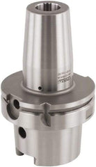 Lyndex - 0.9842" Hole Diam, HSK100A Taper Shank Shrink Fit Tool Holder & Adapter - 4.5276" Projection, 1.7323" Nose Diam, Through Coolant - Exact Industrial Supply