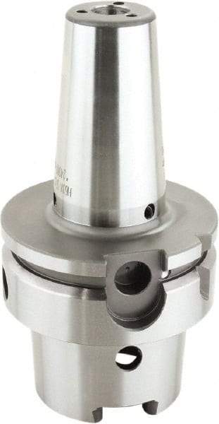 Lyndex - 1/2" Hole Diam, HSK63A Taper Shank Shrink Fit Tool Holder & Adapter - 4.72" Projection, 0.95" Nose Diam, Through Coolant - Exact Industrial Supply