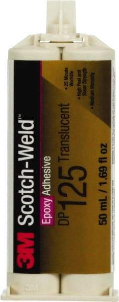 3M - 48.5 mL Cartridge Epoxy - 18 to 25 min Working Time - Industrial Tool & Supply