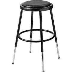 NPS - Swivel & Adjustable Stools Type: Adjustable Height Stool Base Type: Steel - Industrial Tool & Supply