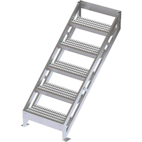 TRI-ARC - Rolling & Wall Mounted Ladders & Platforms Type: Ladder Style: Stair Unit - Industrial Tool & Supply