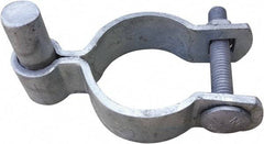 VizCon - 5" High x 5" Long x 5" Wide Barrier Hinge \x96 Male - Galvanized Finish, Silver, Use with 45032-O, 45032-W - Industrial Tool & Supply