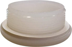 VizCon - 2" High x 2" Long x 2" Wide Barrier Drain Plug - Uncoated, White, Use with 45032-O, 45032-W - Industrial Tool & Supply