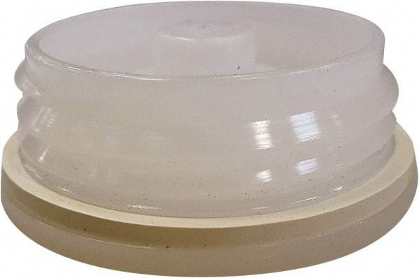 VizCon - 2" High x 2" Long x 2" Wide Barrier Drain Plug - Uncoated, White, Use with 45032-O, 45032-W - Industrial Tool & Supply