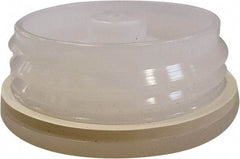 VizCon - 2" High x 2" Long x 2" Wide Barrier Drain Plug - Uncoated, White, Use with 45032-O, 45032-W - Industrial Tool & Supply