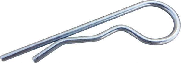 VizCon - 4" High x 4" Long x 2" Wide Barrier Keeper Pin - Galvanized Finish, Silver, Use with 45032-WWF-CP - Industrial Tool & Supply
