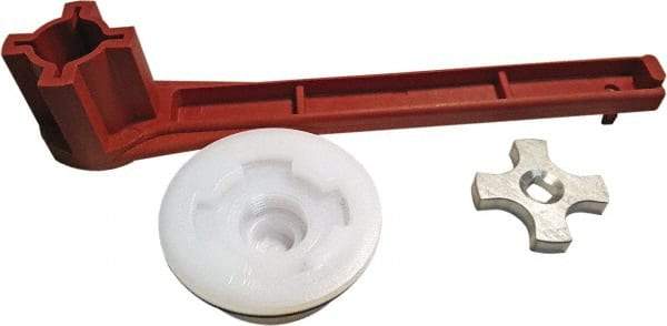 VizCon - 7" High x 7" Long x 2" Wide Barrier Socket Tool - Uncoated, Silver, Use with 45033-RC-B - Industrial Tool & Supply