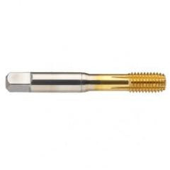 M4 x .70 Dia. - 6HX - 4 FL - Cobalt Semi-Bott Tap FORM-C-TiN - Industrial Tool & Supply