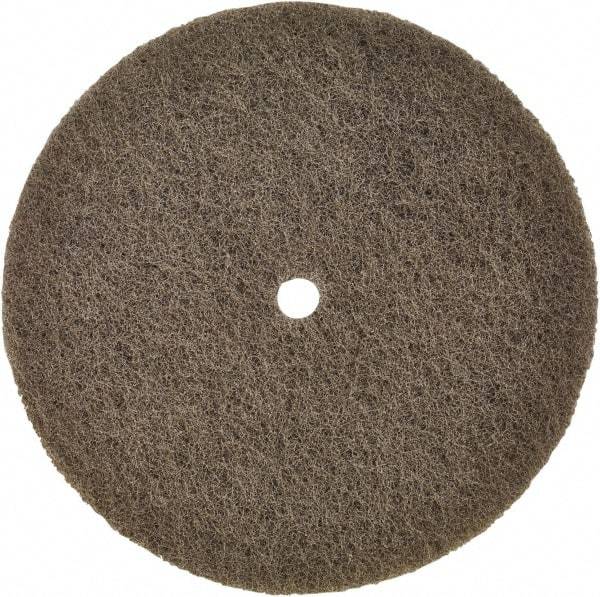 WALTER Surface Technologies - 6" Diam, 1/2" Face Width, 7/8" Center Hole, Fine Grade, Aluminum Oxide Deburring Wheel - Convolute, Medium Grade, 4,000 RPM - Industrial Tool & Supply