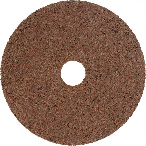 WALTER Surface Technologies - 6" Diam, 1/4" Face Width, 7/8" Center Hole, Coarse Grade, Zirconium Deburring Wheel - Unitized, Medium/Hard Grade, 8,000 RPM - Industrial Tool & Supply