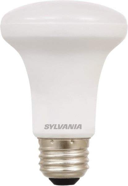 SYLVANIA - 5 Watt LED Flood/Spot Medium Screw Lamp - 2,700°K Color Temp, 350 Lumens, Dimmable, Shatter Resistant, R20, 11,000 hr Avg Life - Industrial Tool & Supply