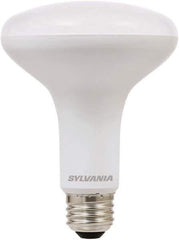 SYLVANIA - 9 Watt LED Flood/Spot Medium Screw Lamp - 2,700°K Color Temp, 650 Lumens, Dimmable, Shatter Resistant, BR30, 11,000 hr Avg Life - Industrial Tool & Supply