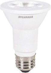 SYLVANIA - 6 Watt LED Flood/Spot Medium Screw Lamp - 3,000°K Color Temp, 425 Lumens, Shatter Resistant, PAR20, 25,000 hr Avg Life - Industrial Tool & Supply