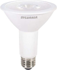 SYLVANIA - 9 Watt LED Flood/Spot Medium Screw Lamp - 3,000°K Color Temp, 700 Lumens, Shatter Resistant, PAR30L, 25,000 hr Avg Life - Industrial Tool & Supply