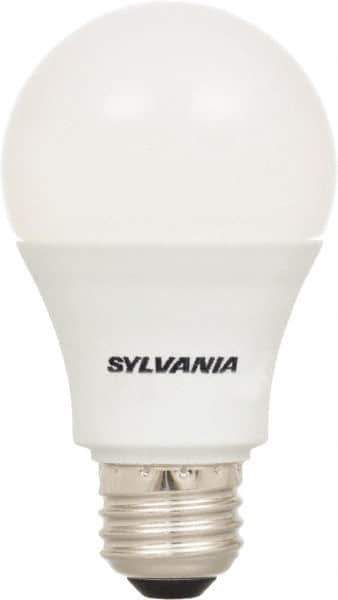 SYLVANIA - 14 Watt LED Residential/Office Medium Screw Lamp - 2,700°K Color Temp, 1,500 Lumens, Shatter Resistant, A19, 11,000 hr Avg Life - Industrial Tool & Supply