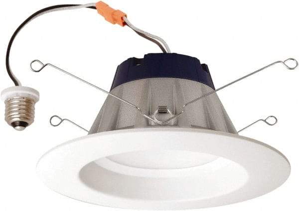 SYLVANIA - 3.35" Long x 7-5/16" Wide LED Downlight - 10 Watt, IC Rated, Aluminum, Recessed Housing - Industrial Tool & Supply