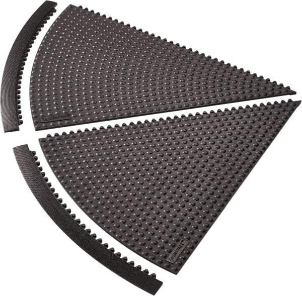 Notrax - 3' Long x 28" Wide x 5/8" Thick, Anti-Fatigue Modular Matting Tiles - 4 Interlocking Sides, Black, For Dry Areas, Series 433 - Industrial Tool & Supply