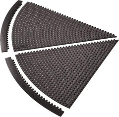 Notrax - 3' Long x 28" Wide x 5/8" Thick, Anti-Fatigue Modular Matting Tiles - 4 Interlocking Sides, Black, For Dry Areas, Series 433 - Industrial Tool & Supply