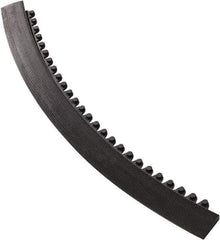 Notrax - 3' Long x 2" Wide x 5/8" Thick, Anti-Fatigue Modular Matting Tiles - Male, 4 Interlocking Sides, Black, For Dry Areas, Series 481 - Industrial Tool & Supply