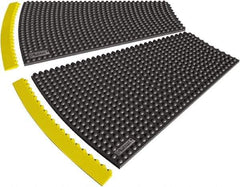 Notrax - 3' Long x 28" Wide x 5/8" Thick, Anti-Fatigue Modular Matting Tiles - 4 Interlocking Sides, Black, For Dry Areas, Series 446 - Industrial Tool & Supply