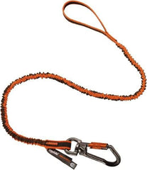Ergodyne - 70" Tool Lanyard - Carabiner Connection, Orange - Industrial Tool & Supply