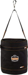 Ergodyne - 1 Pocket Black Polyester Tool Bucket - 12-1/2" Wide x 12-1/2" Deep x 15" High - Industrial Tool & Supply
