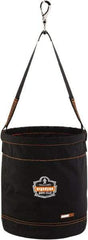 Ergodyne - 1 Pocket Black Polyester Tool Bucket - 12-1/2" Wide x 12-1/2" Deep x 15" High - Industrial Tool & Supply